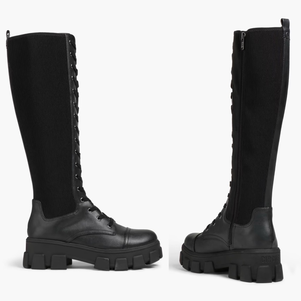 New Circus Sam Edelman Dinah Knee High Combat Boots